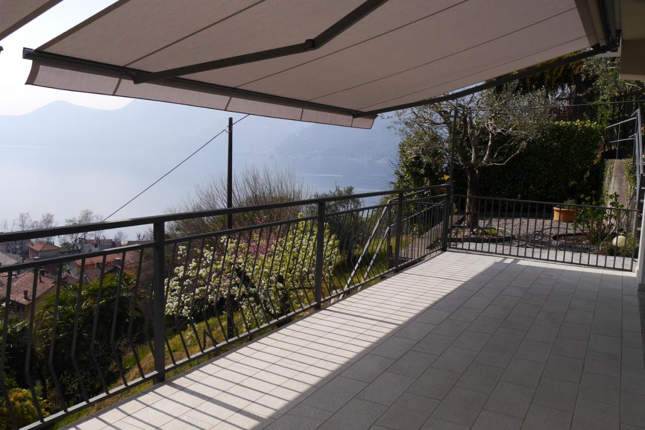 Casa Colmegna Mit Traumhaften See- Und Bergblick Луино Экстерьер фото