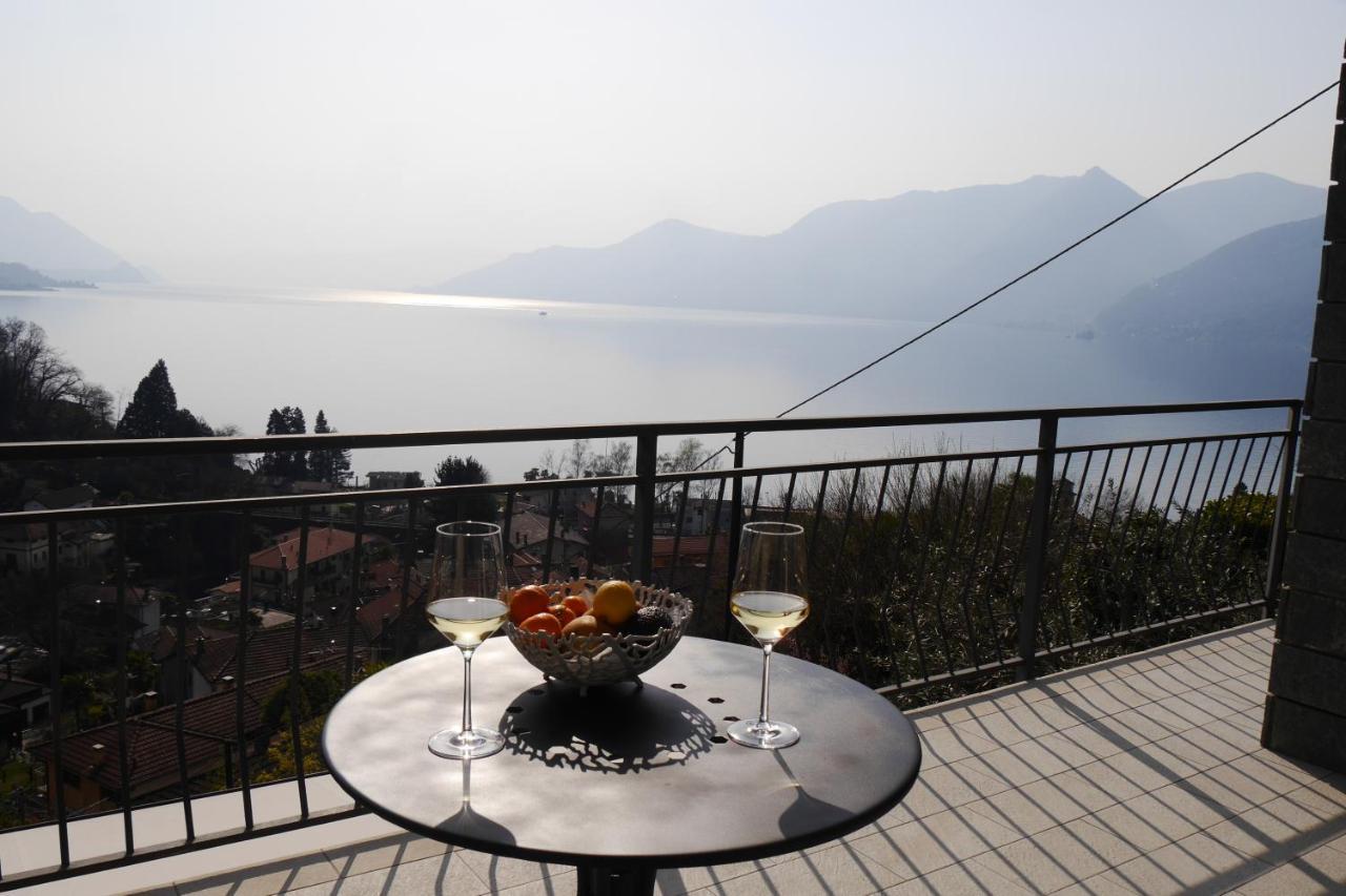 Casa Colmegna Mit Traumhaften See- Und Bergblick Луино Экстерьер фото