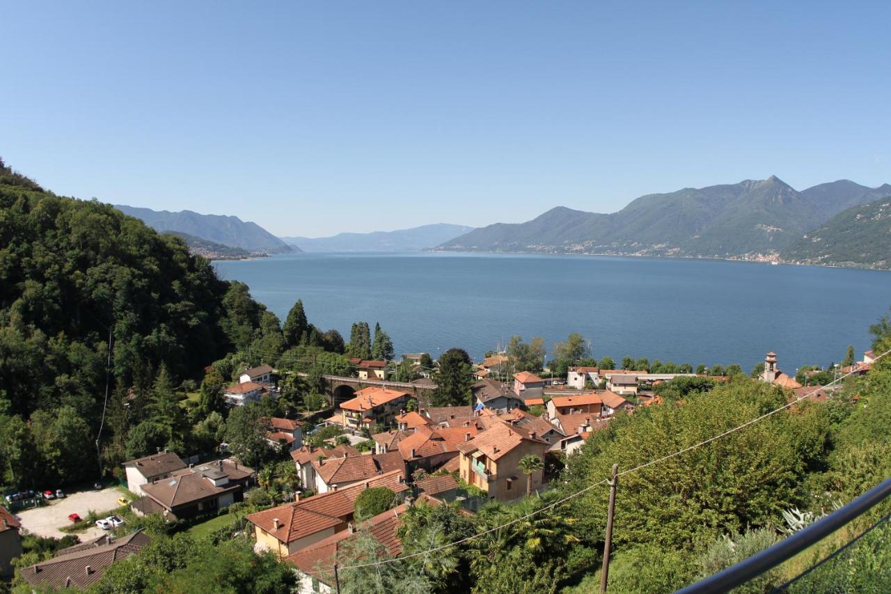 Casa Colmegna Mit Traumhaften See- Und Bergblick Луино Экстерьер фото